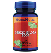 Higher Nature Mega Potency Ginkgo 6000 90 Vege&hellip;
