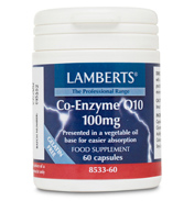 Lamberts Co Enzyme Q 10 100mg 60 Capsules